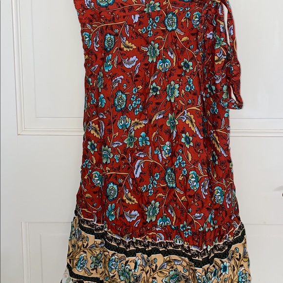 Floral maxi wrap dress - Picture 2 of 5